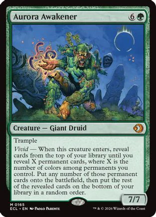 Aurora Awakener (ECL-165) - Lorwyn Eclipsed Foil