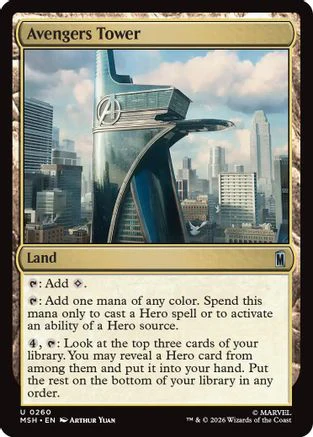 Avengers Tower (MSH-260) - Marvel Super Heroes Foil
