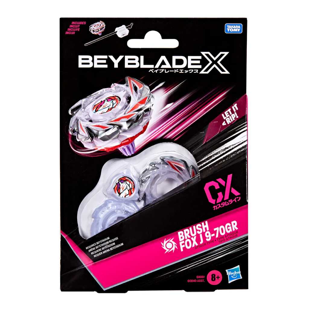 Beyblade X - Brush Fox J 9-70GR CX Starter Pack Set