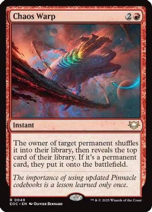 Chaos Warp (EOC-049) - Commander: Edge of Eternities