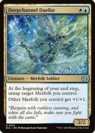 Deepchannel Duelist (ECL-213) - Lorwyn Eclipsed Foil