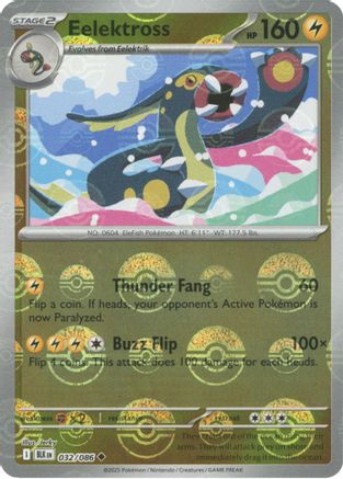 Eelektross (Poke Ball Pattern) 32 - SV Black Bolt Holofoil