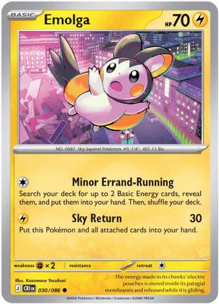 Emolga 30 - ME04 Chaos Rising
