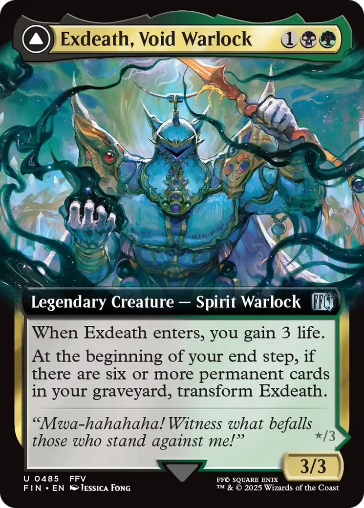 Exdeath, Void Warlock // Neo Exdeath, Dimension's End (FIN-485) - FINAL FANTASY: (Extended Art) - Image 2