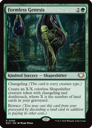 Formless Genesis (EOC-096) - Commander: Edge of Eternities