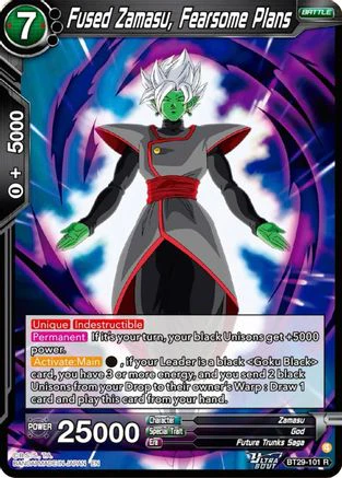Fused Zamasu, Fearsome Plans (BT29-101) - Fearsome Rivals Foil
