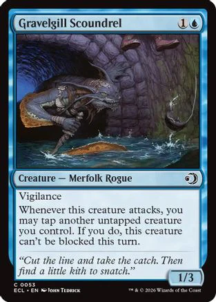 Gravelgill Scoundrel (ECL-053) - Lorwyn Eclipsed Foil