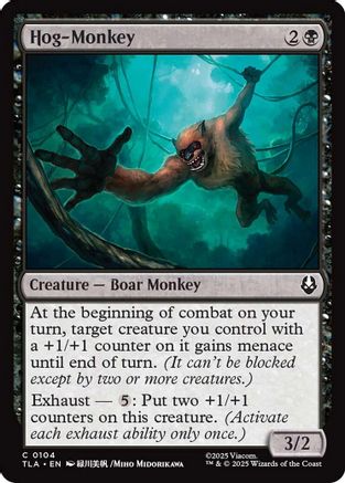 Hog-Monkey (TLA-104) - Avatar: The Last Airbender Foil