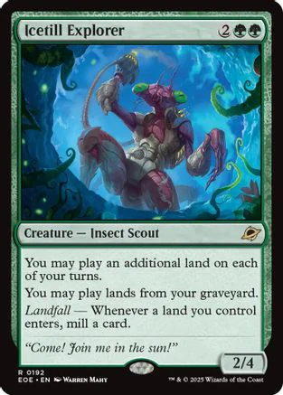 Icetill Explorer (EOE-192) - Edge of Eternities Foil