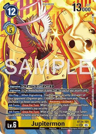 Jupitermon (Alternate Art) (BT24-101) - Time Stranger Foil