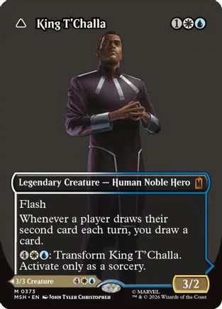King T'Challa (Borderless) (0373) (MSH-373) - Marvel Super Heroes