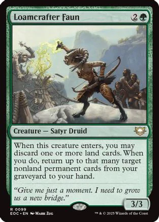 Loamcrafter Faun (EOC-099) - Commander: Edge of Eternities