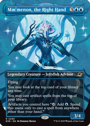 Mm'menon, the Right Hand (Borderless) (EOE-290) - Edge of Eternities