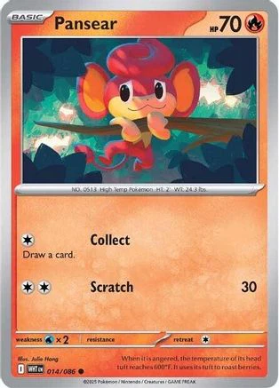 Pansear 14 - SV White Flare Reverse Holofoil