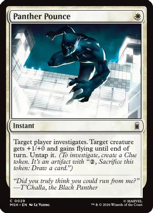 Panther Pounce (MSH-029) - Marvel Super Heroes