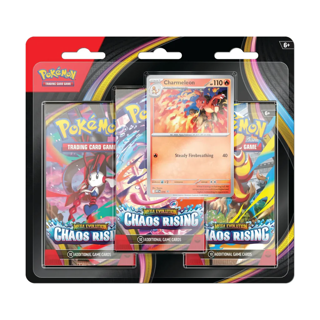 Pokemon - Chaos Rising - 3 Pack Blister