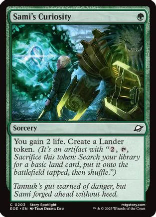 Sami's Curiosity (EOE-203) - Edge of Eternities Foil