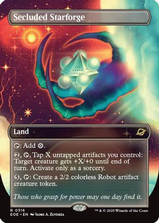 Secluded Starforge (Borderless) (EOE-316) - Edge of Eternities
