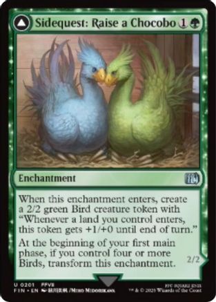 Sidequest: Raise a Chocobo (FIN-201) - FINAL FANTASY Foil