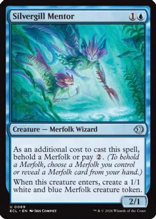 Silvergill Mentor (ECL-069) - Lorwyn Eclipsed