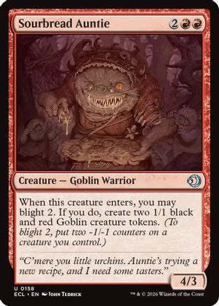 Sourbread Auntie (ECL-158) - Lorwyn Eclipsed Foil