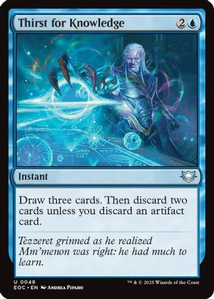 Thirst for Knowledge (EOC-048) - Commander: Edge of Eternities