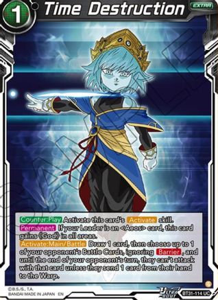 Time Destruction (BT31-114) - Impact Beyond Dimensions Foil