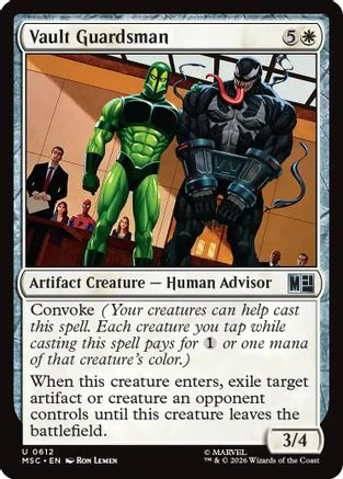 Vault Guardsman (MSC-612) - Commander: Marvel Super Heroes