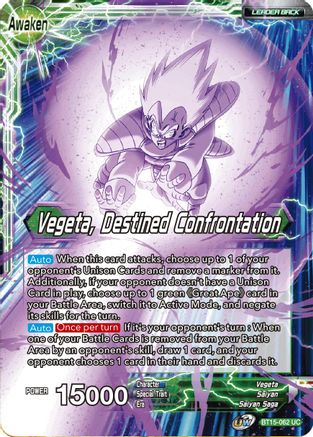 Vegeta // Vegeta, Destined Confrontation (BT15-062) [Saiyan Showdown] - Image 9